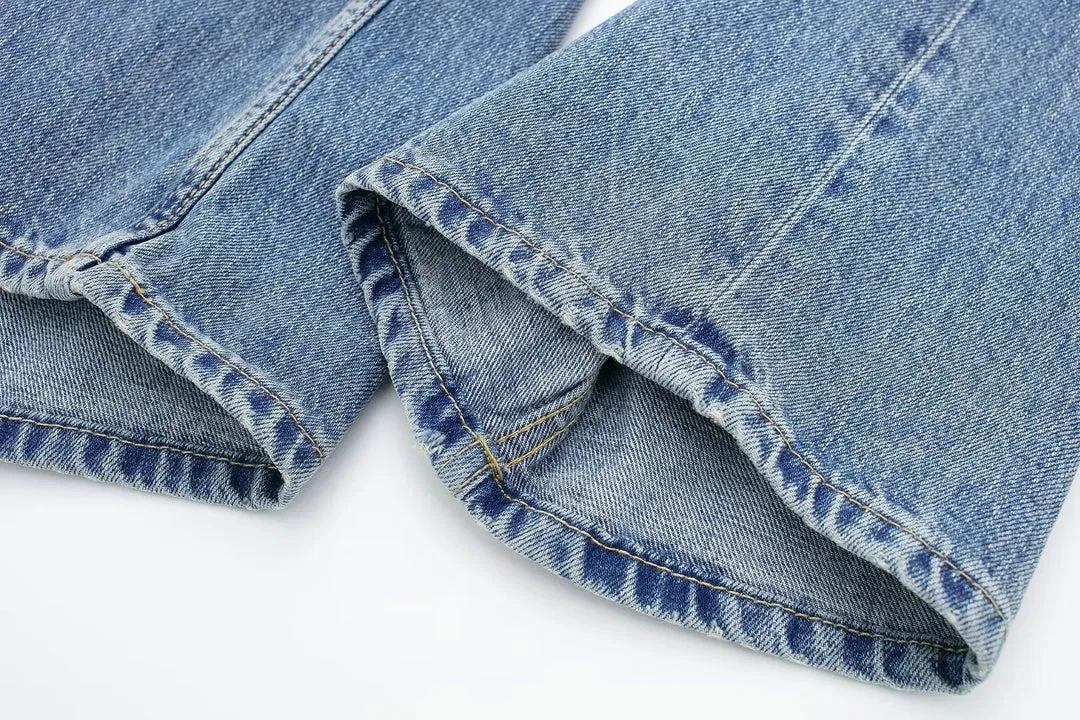 Women's Vintage Casual Mid Waist Baggy Jeans with Drawstring | Perfect for All Seasons