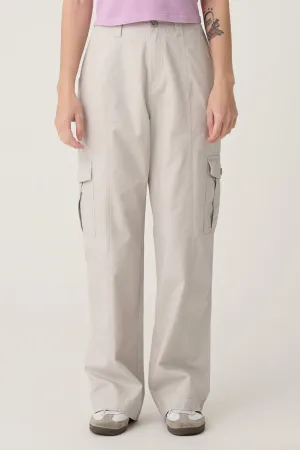 WORK CARGO PANTS - White Sand