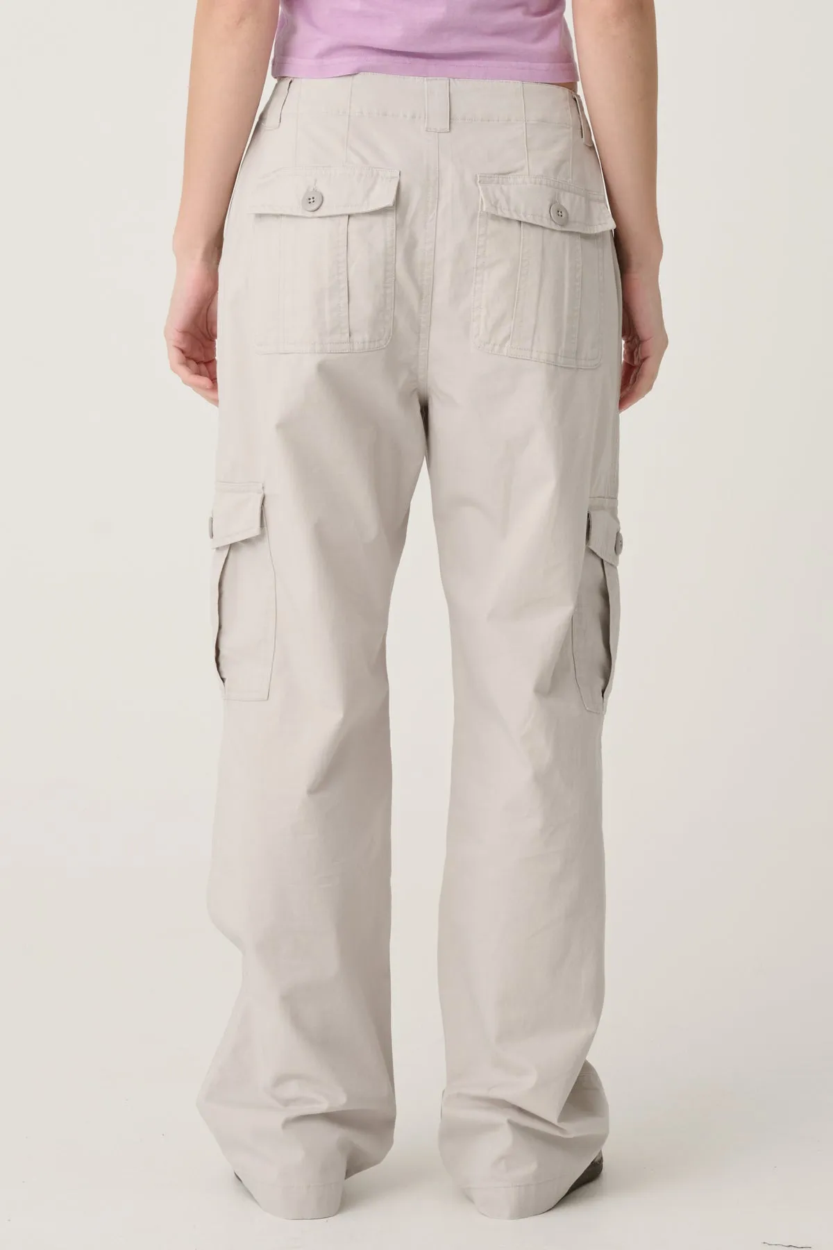 WORK CARGO PANTS - White Sand