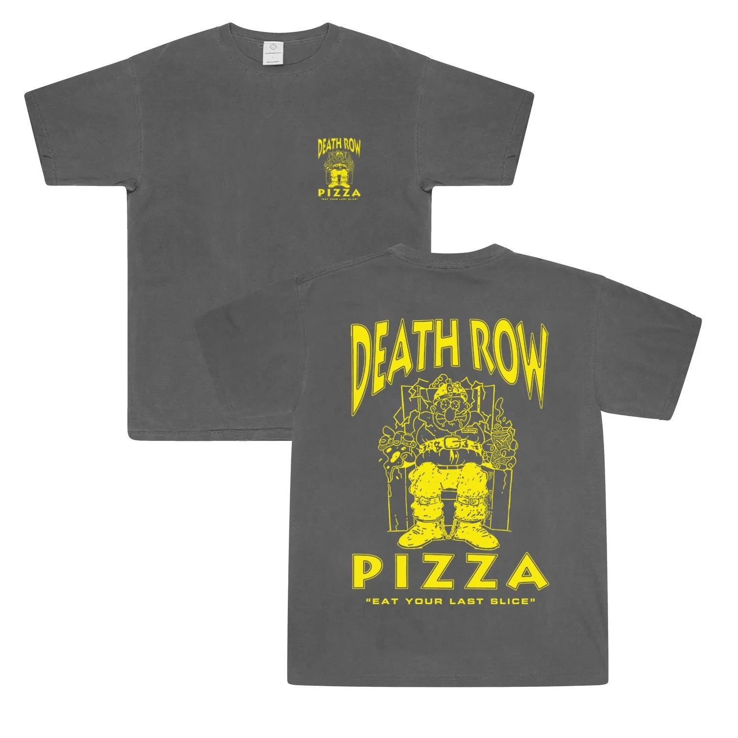 World Famous Gordos 'Last Slice' Vintage Washed Tee - Black