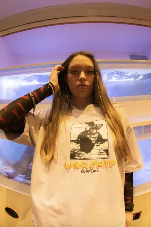 WORSHIP SUPPLIES WOMENS SPACE JUNK OVERSIZED TEE - ORCHID HUSH