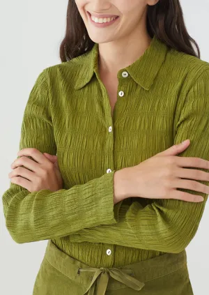 Wrinkle Shirt Green