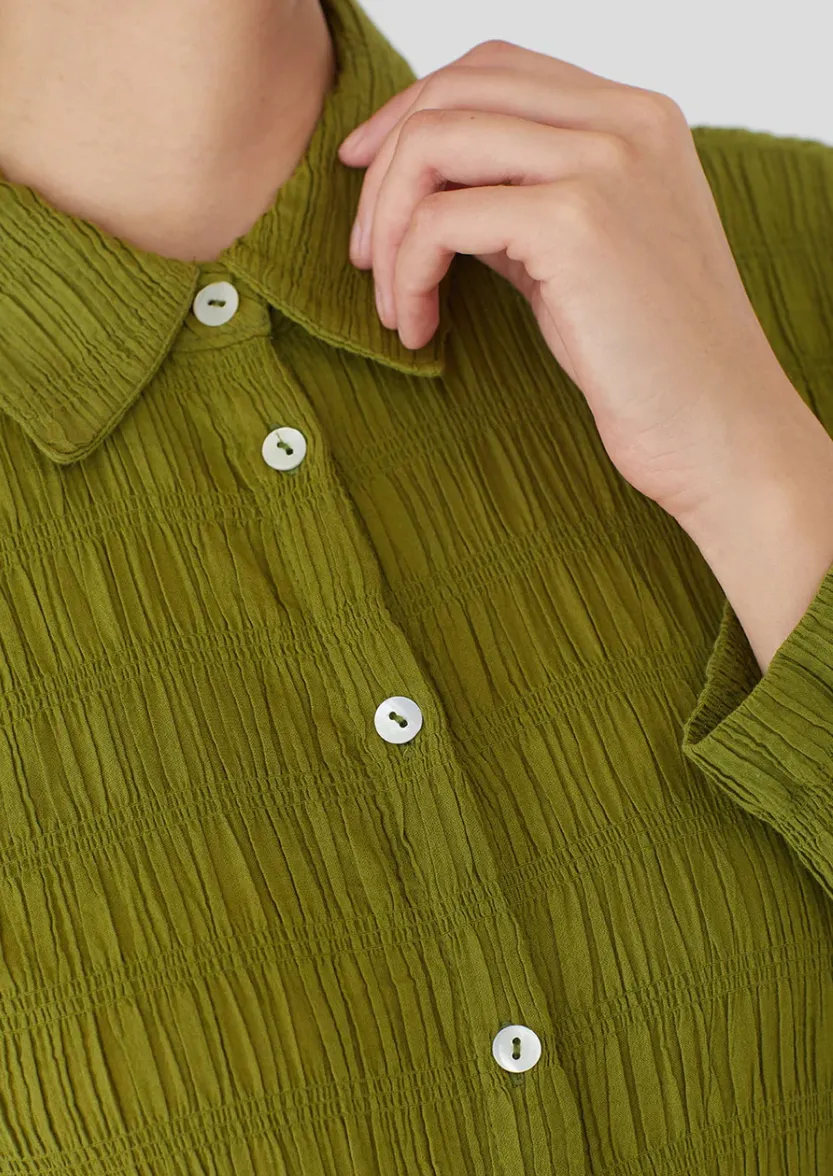 Wrinkle Shirt Green