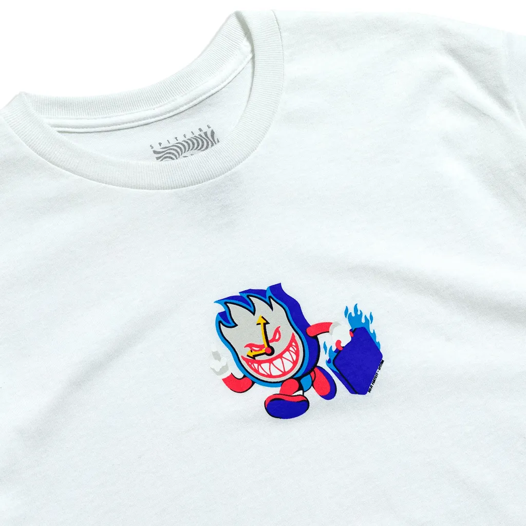 x Sci-Fi Fantasy Burning time t-shirt - White