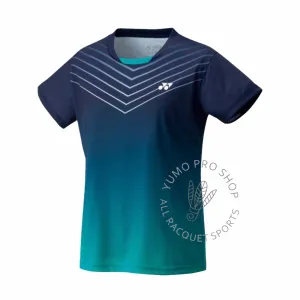 Yonex YW0025 Women's Crew Neck Team shirt [Denim Navy]