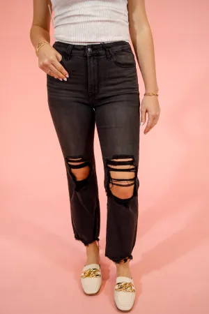 Z Black Washed Distressed Jeans